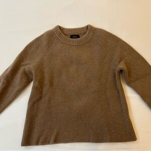 Mongolian Cashmere Fisherman Crewneck Sweater